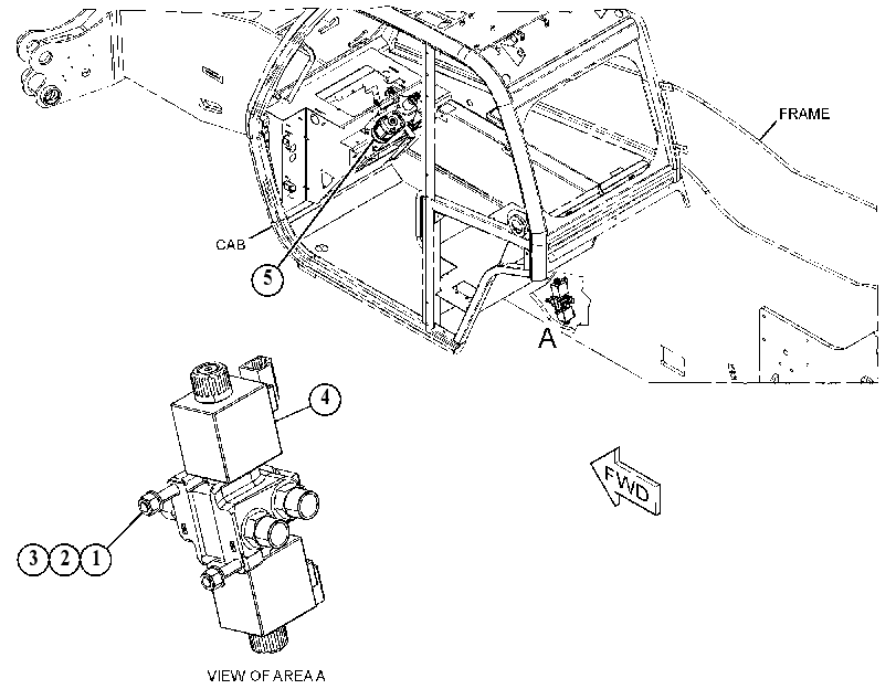 VALVE & MTG GP-STEERING 4864415 CAT