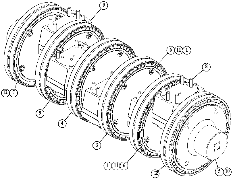 CRANKSHAFT GP-PUMP 4350141 CAT