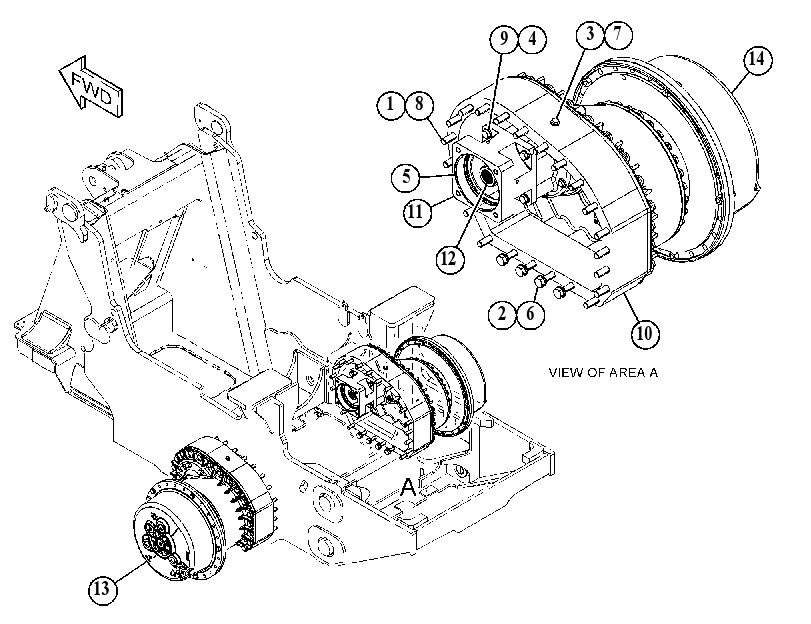 FINAL DRIVE & BRAKE GP 5135793 CAT