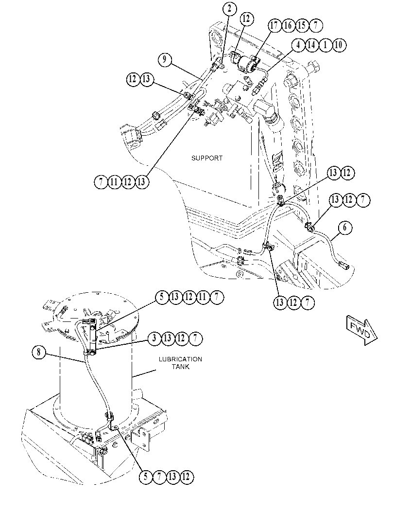 WIRING GP-AIR STARTING 3842820 CAT