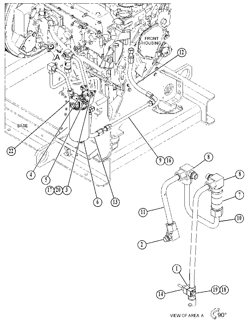 LINES GP-FUEL PRIMING 4640306 CAT
