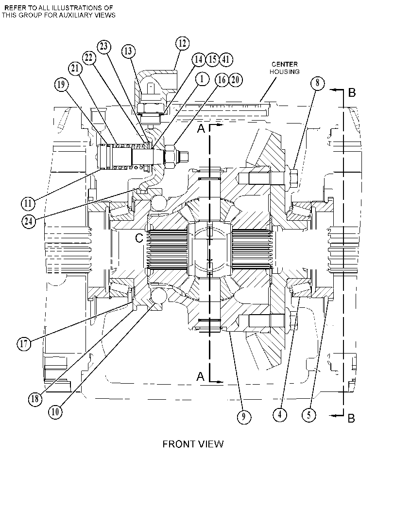 DIFFERENTIAL GP-FRONT 4730332 CAT
