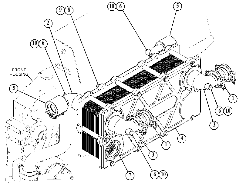 Теплообменник 4714153 CAT
