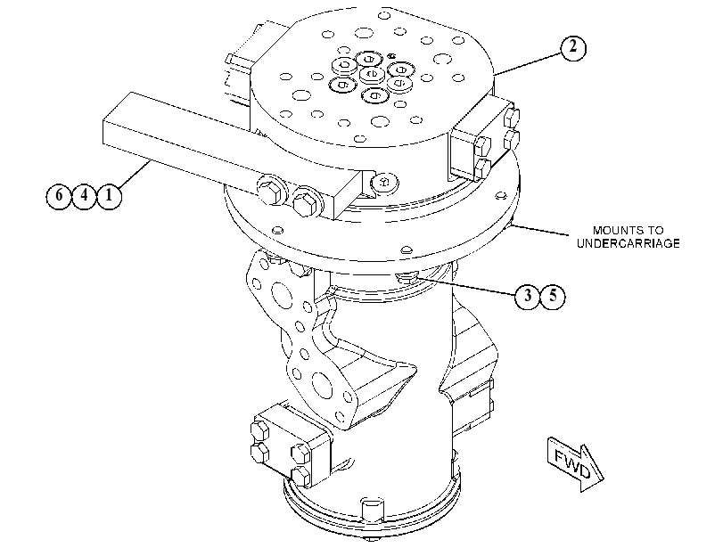 SWIVEL & MOUNTING GP 4962864 CAT