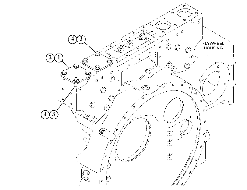 COVER GP-REAR HOUSING 5153582 CAT