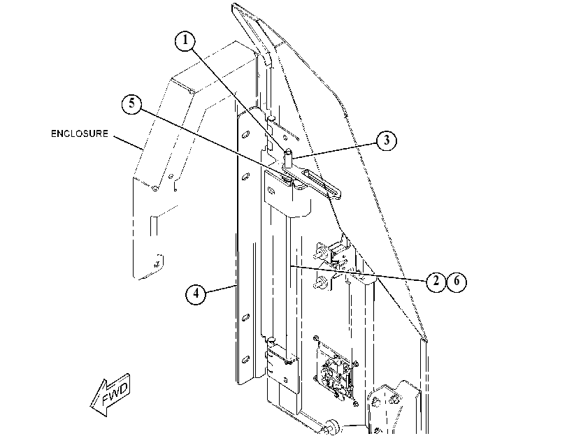 HINGE GP-DOOR 4987512 CAT