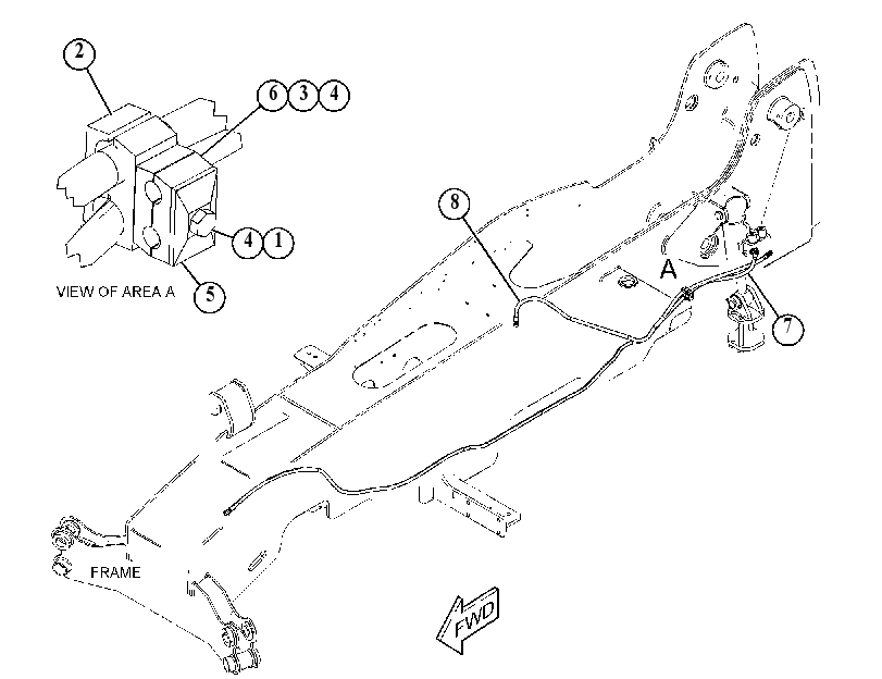 LINES GP-FRAME LEVELING 4838205 CAT