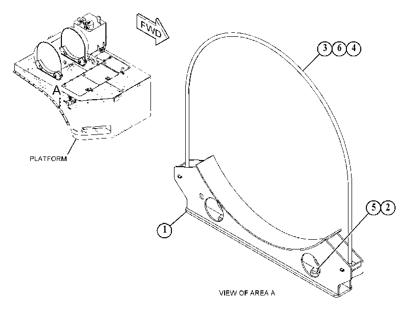 MOUNTING GP-TANK 3831841 CAT