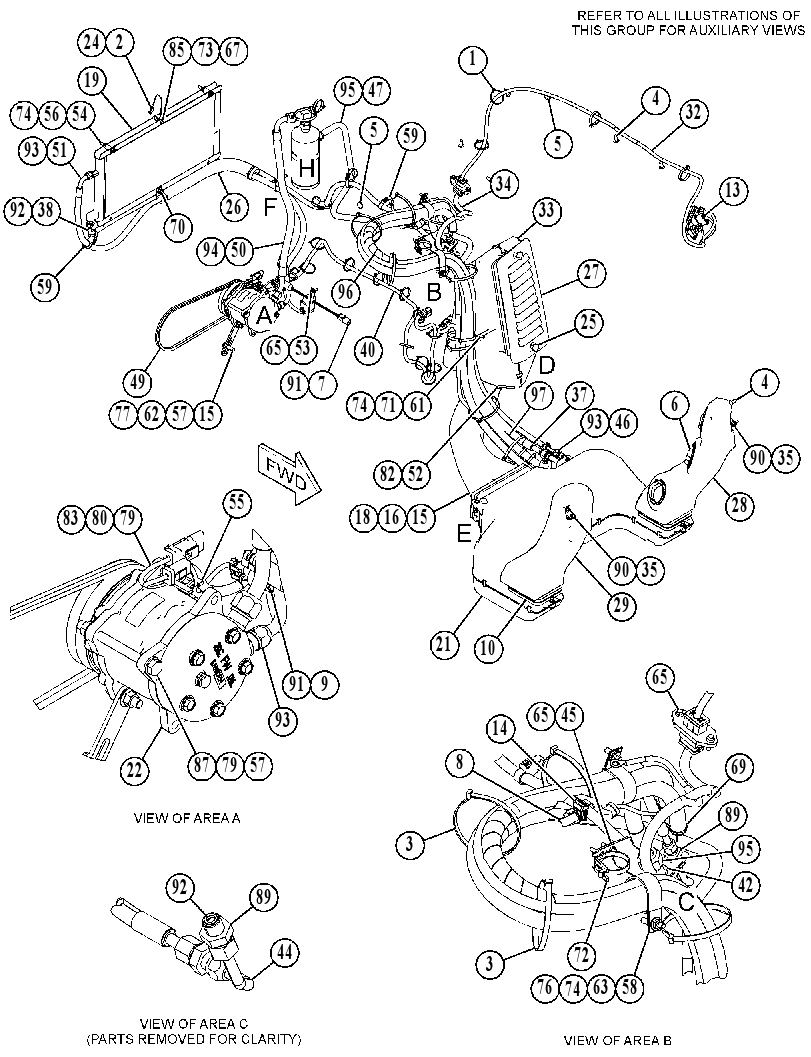 KIT-AIR COND & HEATER INSTL 5081866 CAT