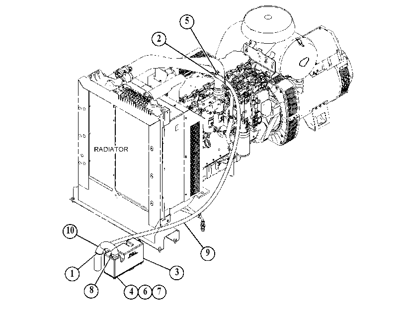 Система отвода газов 4841813 CAT