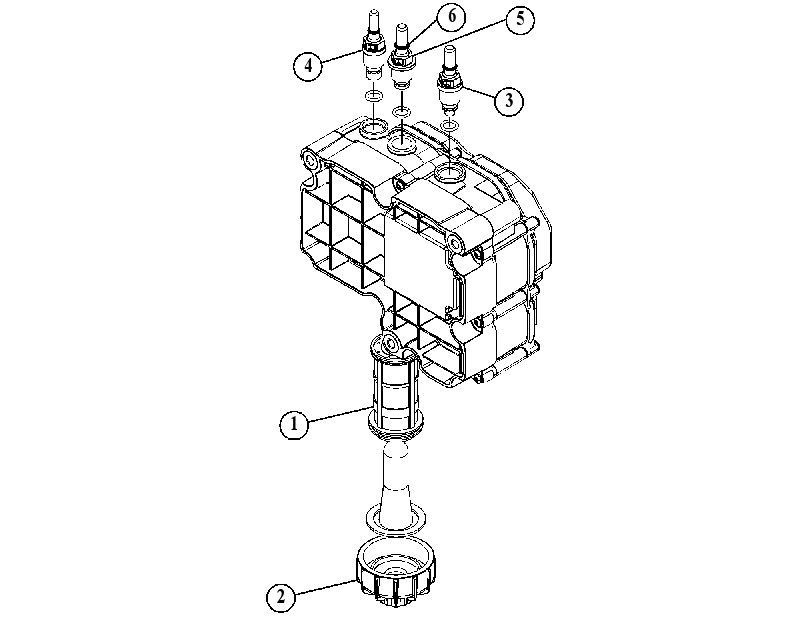 ADAPTER & FILTER GP-DEF PUMP 5166696 CAT
