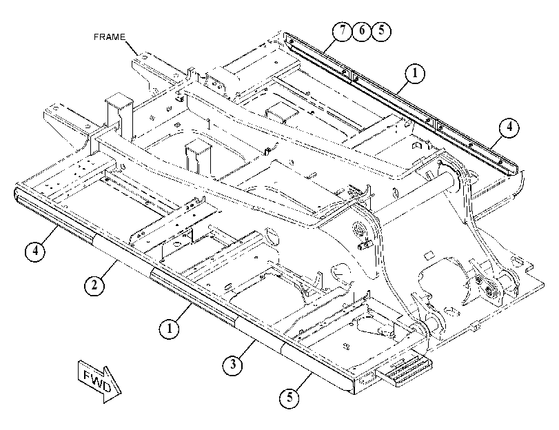 BUMPER GP 4654803 CAT