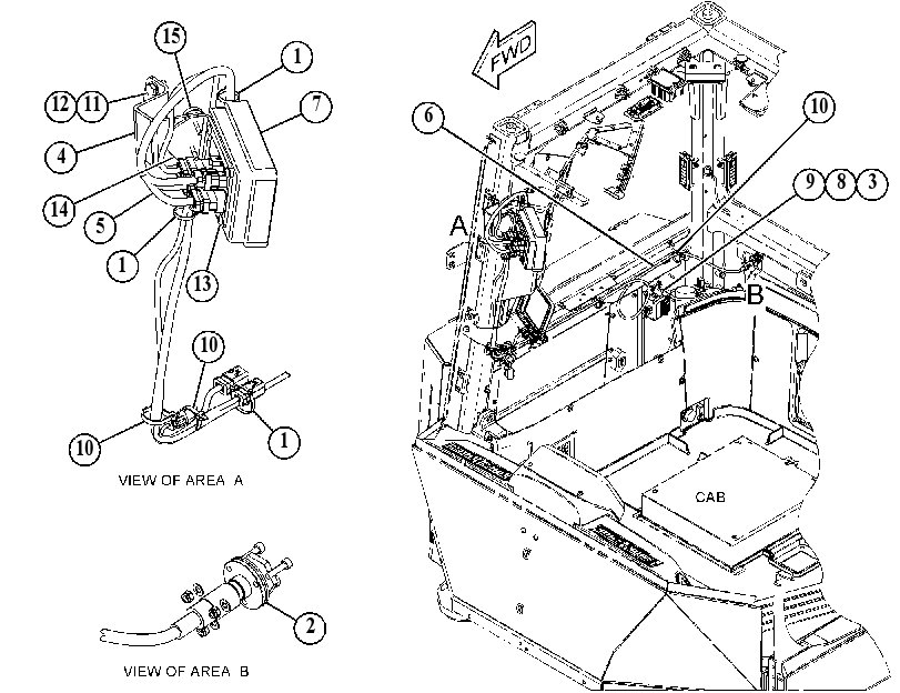 MONITOR & MOUNTING GP 4887638 CAT