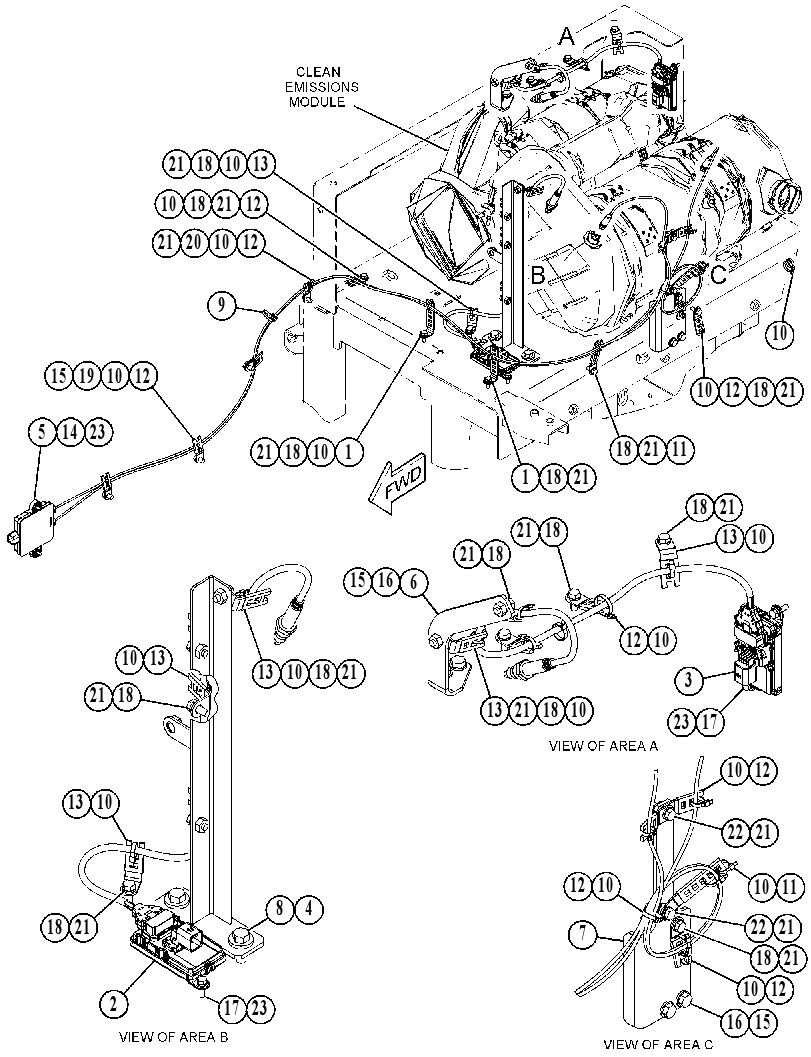 SENSOR & MTG GP-SOOT 3980028 CAT