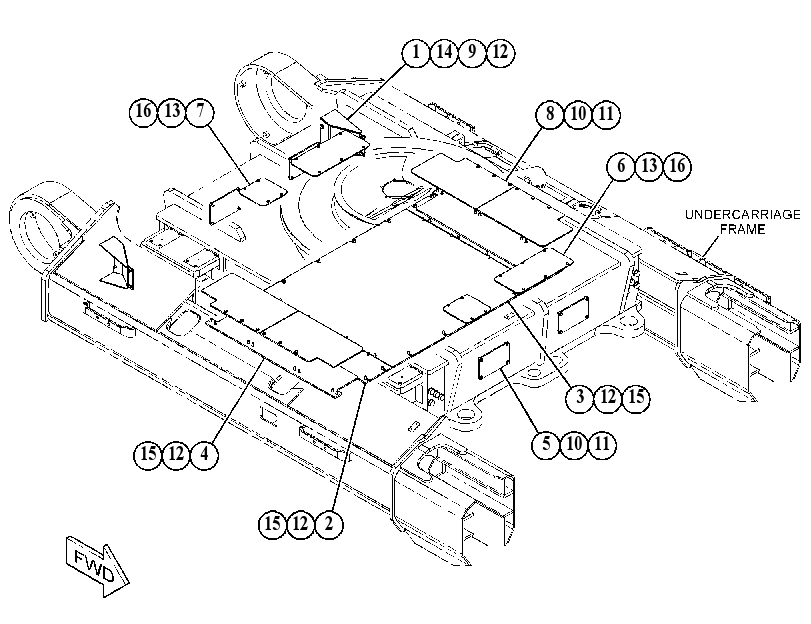 GUARD GP-UNDERCARRIAGE 5147029 CAT