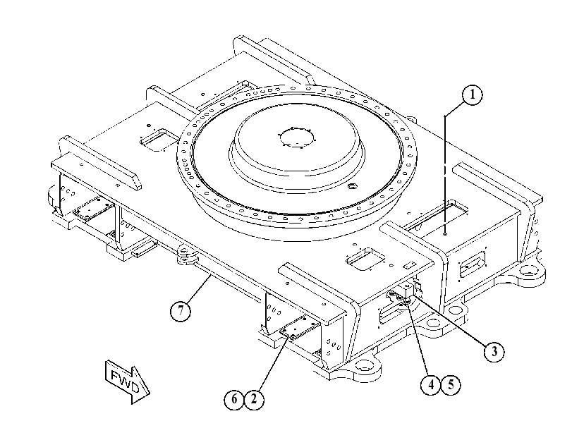 FRAME GP-CARBODY 5147031 CAT