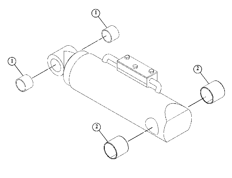 CYLINDER GP-CAB TILT 3717257 CAT