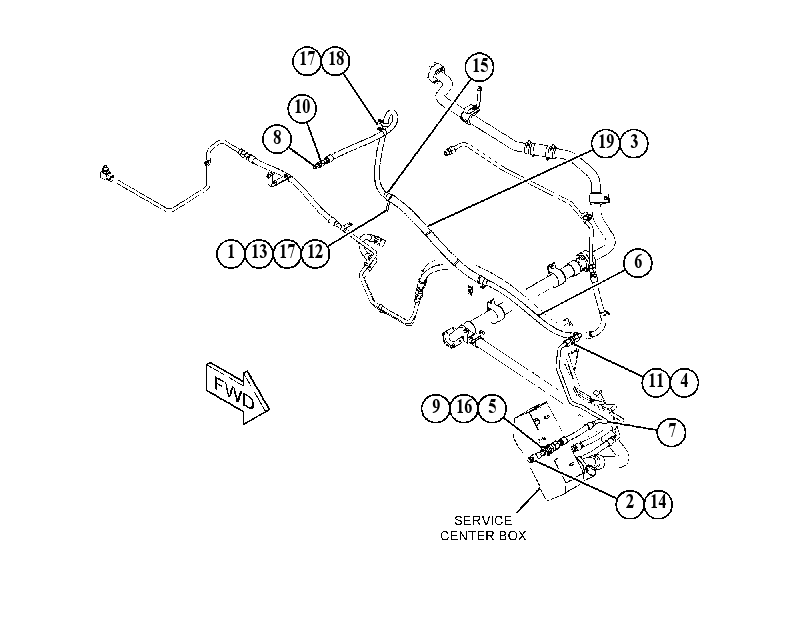 Трубопроводы смазки 4762056 CAT