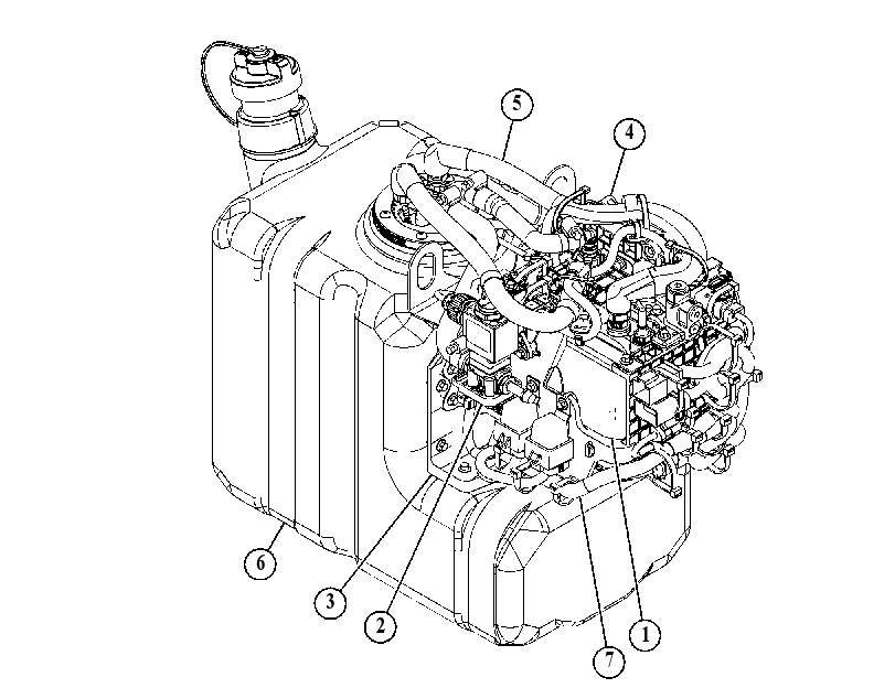 Модуль AdBlue (компоновка) 4996641 CAT