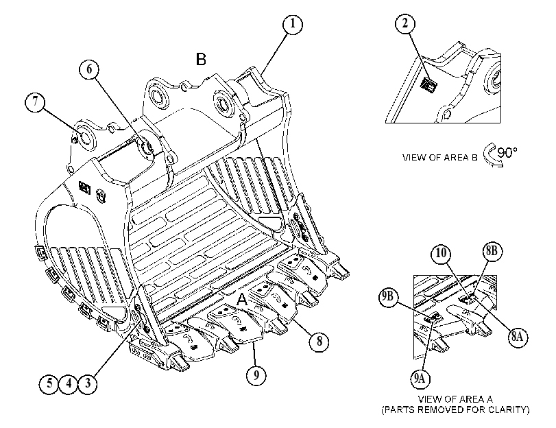 BUCKET GP 4952440 CAT