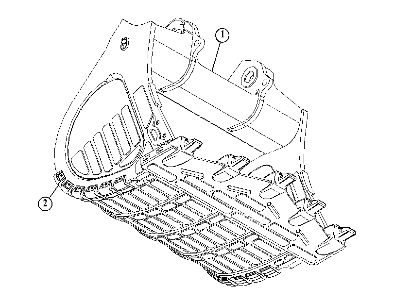 Ковш в сборе 4932847 CAT