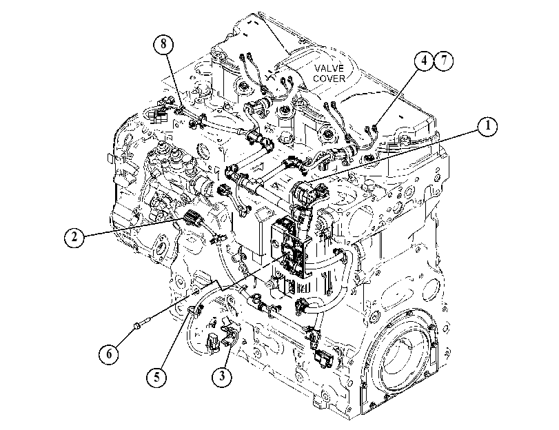 Проводка двигателя 4502854 CAT