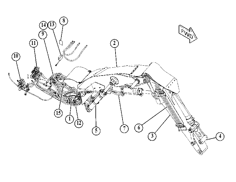 LINKAGE AR-FELLING HEAD 4797520 CAT