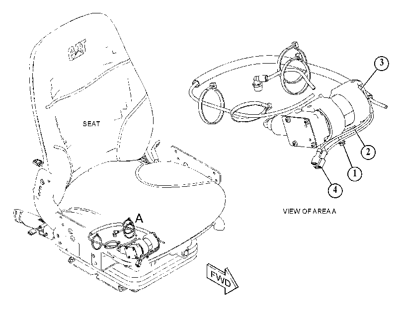 KIT-SEAT AIR COMPRESSOR 3976415 CAT