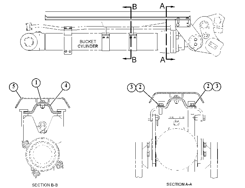 GUARD GP-BUCKET CYLINDER 5210298 CAT