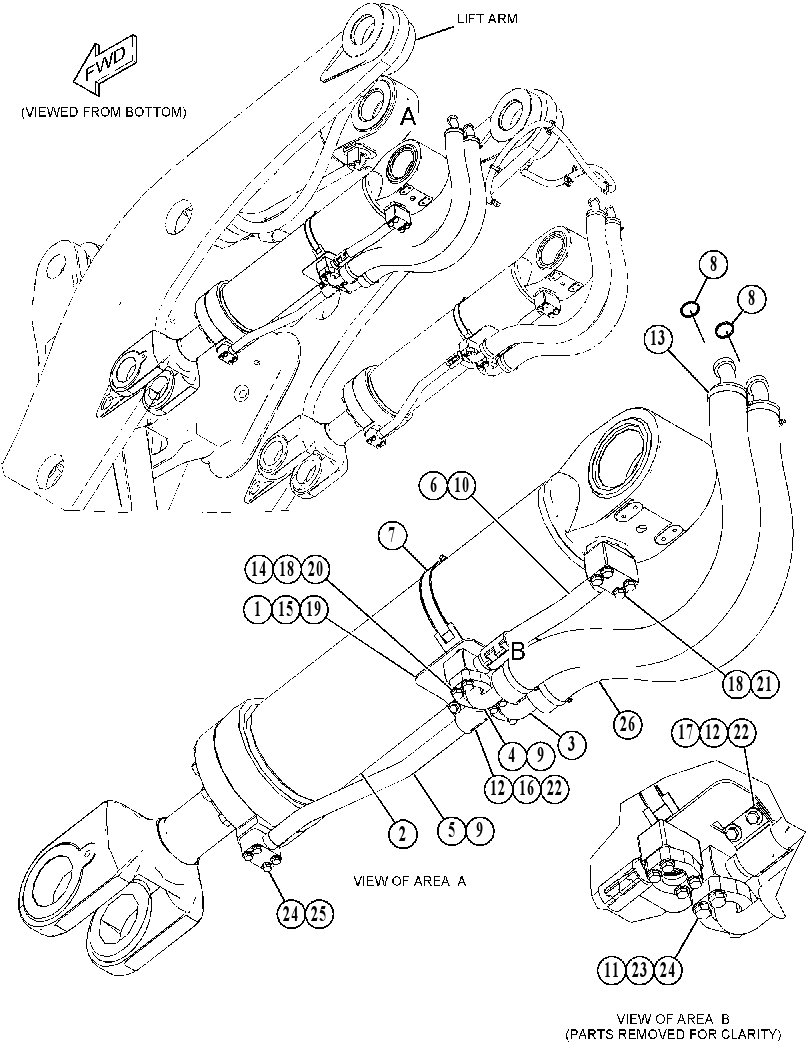 CYLINDER & MTG GP-TILT 4790741 CAT