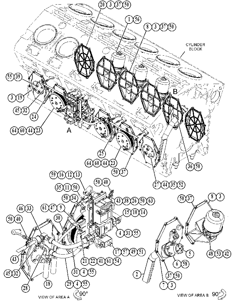 COVER GP-CRANKSHAFT 4635871 CAT