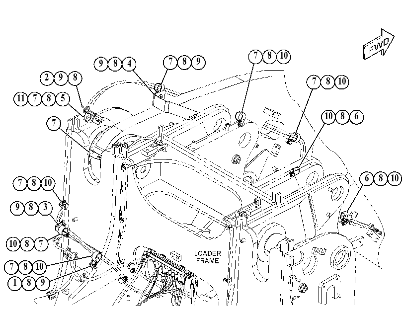 FASTENER GP-LINES 4840079 CAT
