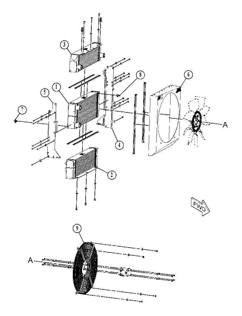 RADIATOR & OIL COOLER GP 3975656 CAT
