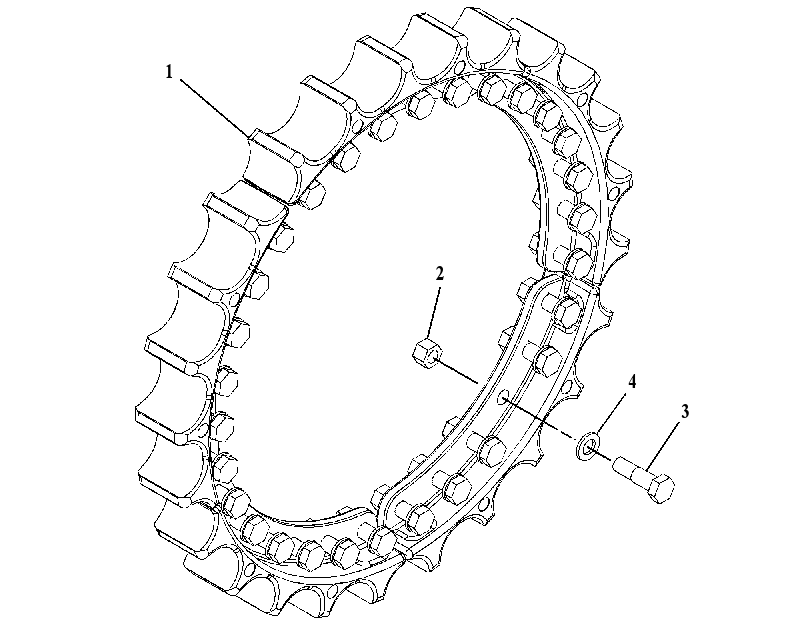 SEGMENT GP-SPROCKET 2782351 CAT