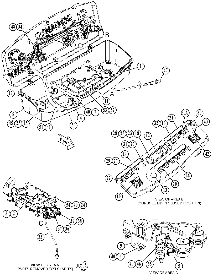 CONSOLE GP-INSTRUMENT 4667699 CAT
