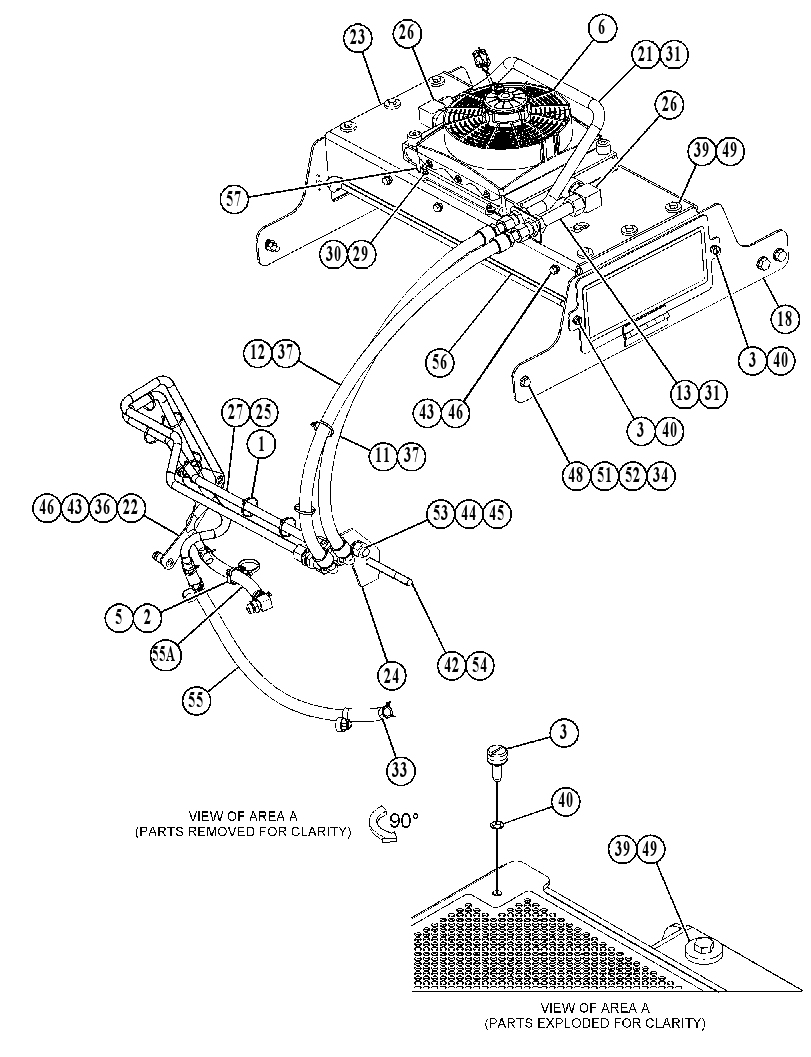 KIT-HYDRAULIC OIL COOLER 4810700 CAT