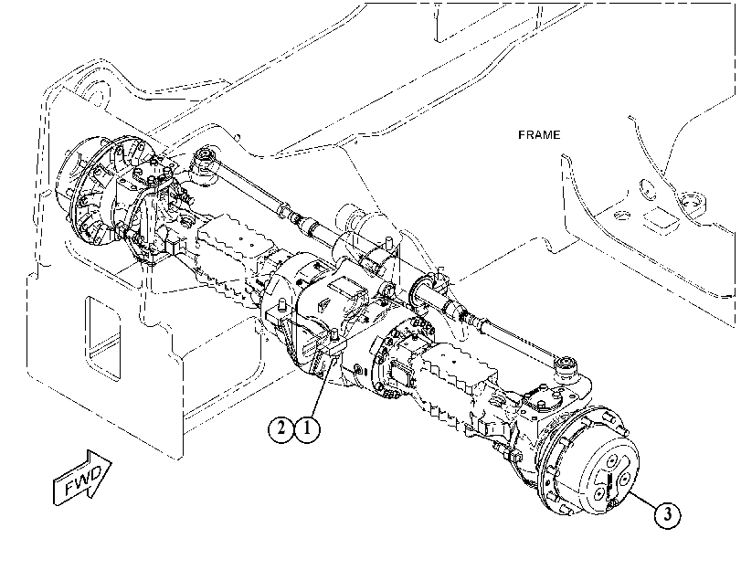 AXLE & MOUNTING GP 4637125 CAT