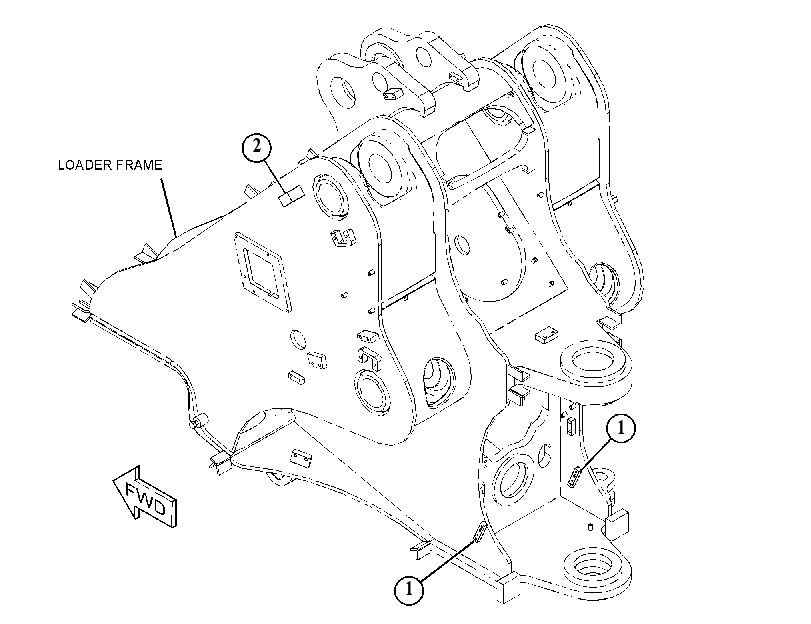HARDWARE GP-LOADER FRAME 3722456 CAT
