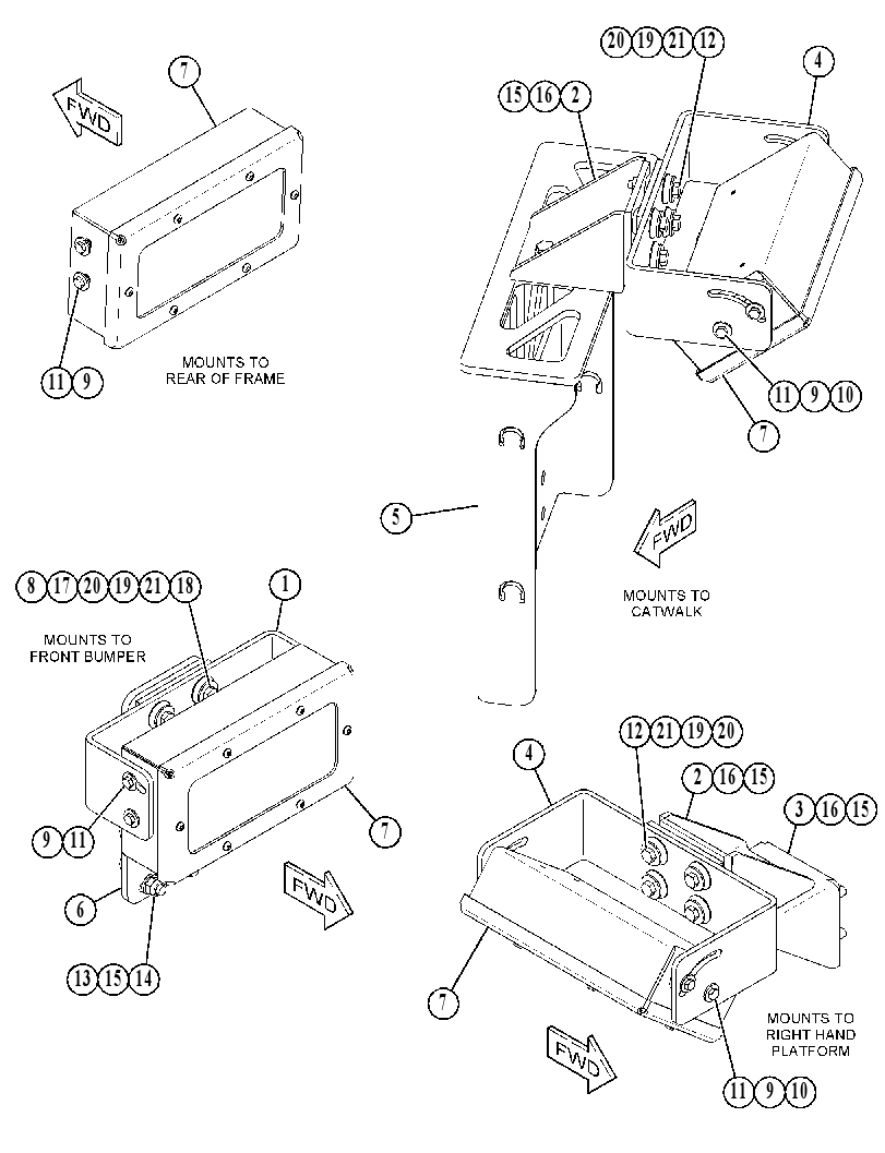 BOX & MTG GP-OBJECT DETECTION 5097681 CAT