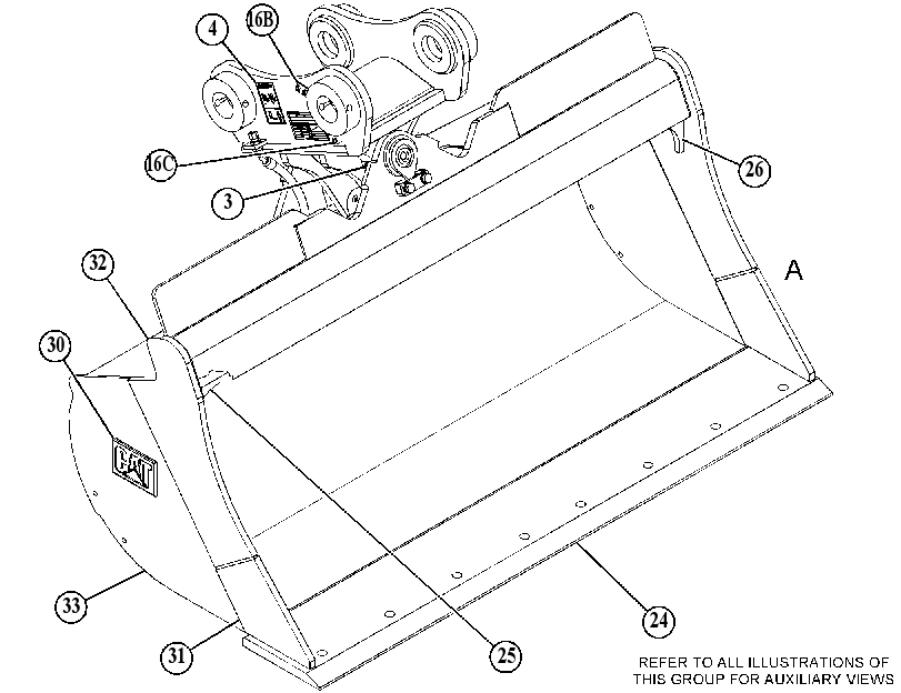 BUCKET GP-DITCH CLEANING 5115343 CAT