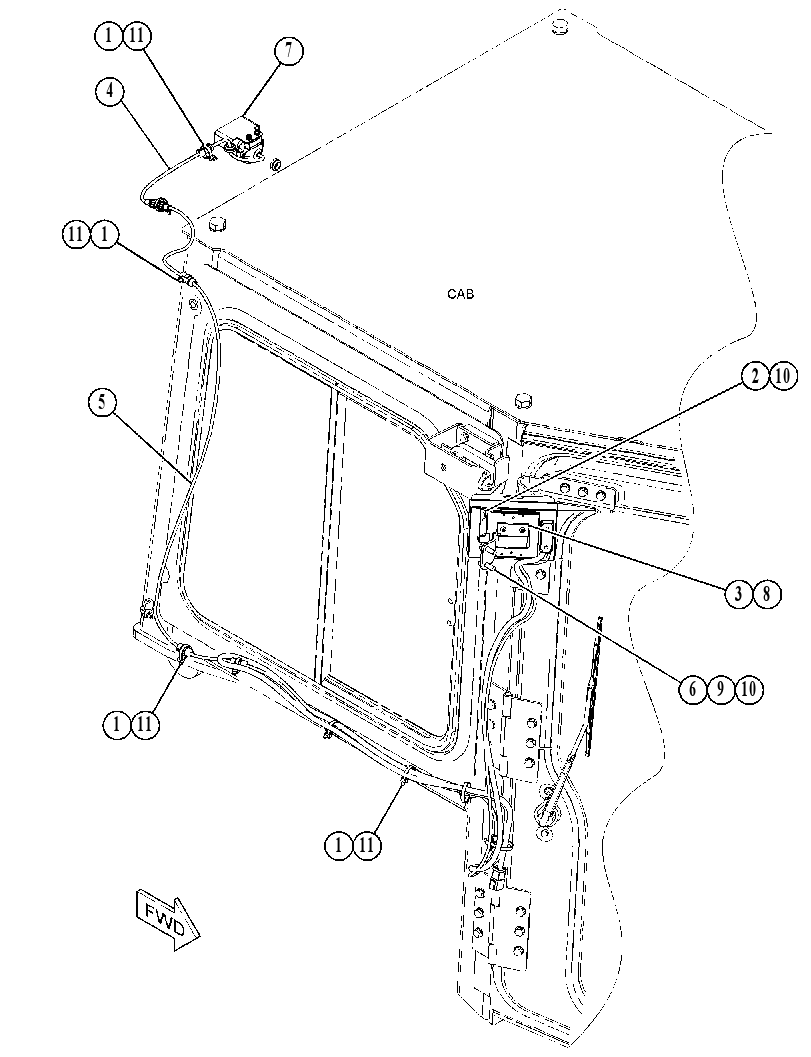 Камера с креплением 4659422 CAT