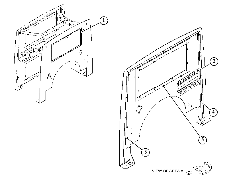 PLATE AS 4917366 CAT