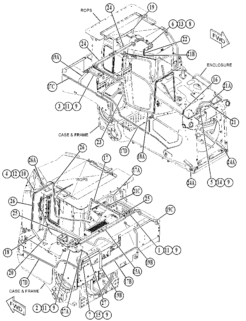 SEAL GP-ENCLOSURE 4827006 CAT