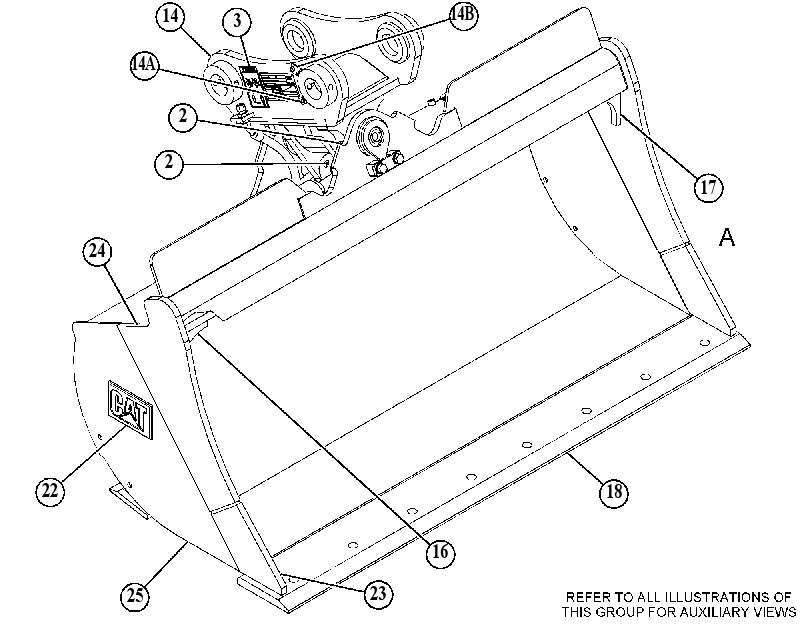 BUCKET GP-DITCH CLEANING 5099162 CAT
