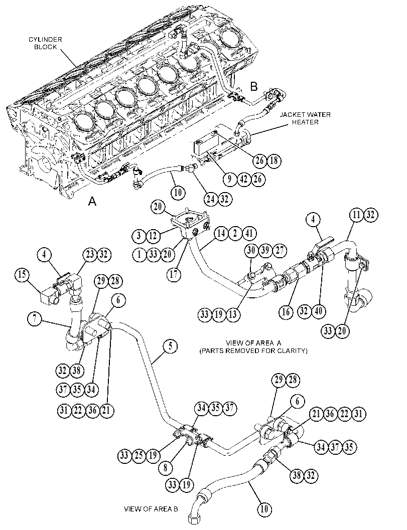 LINES GP-JACKET WATER HEATER 5170561 CAT