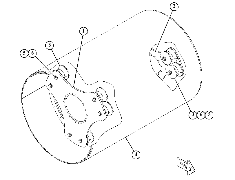 DRUM GP-COMPACTOR 5046834 CAT