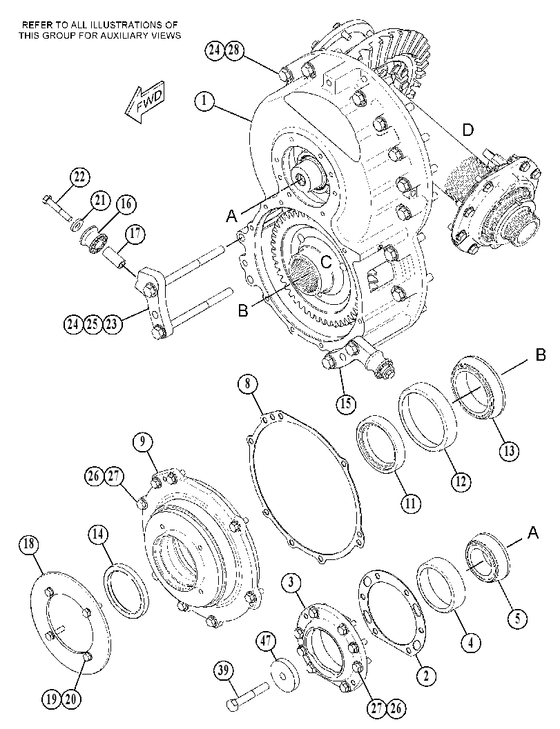 GEAR GP-BEVEL & TRANSFER 3858905 CAT