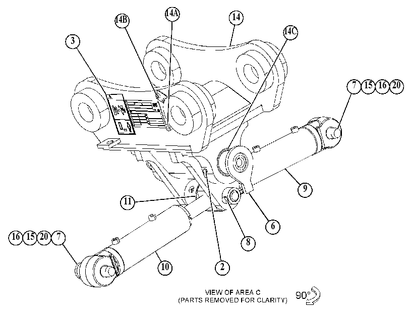 BUCKET GP-DITCH CLEANING 5099163 CAT