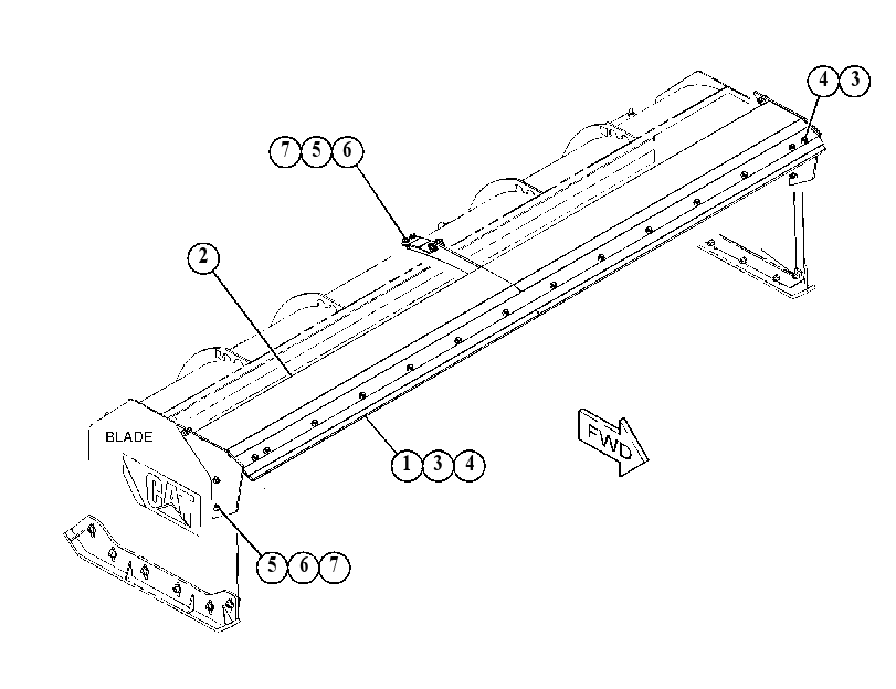 KIT-BLADE DEFLECTOR 4813689 CAT