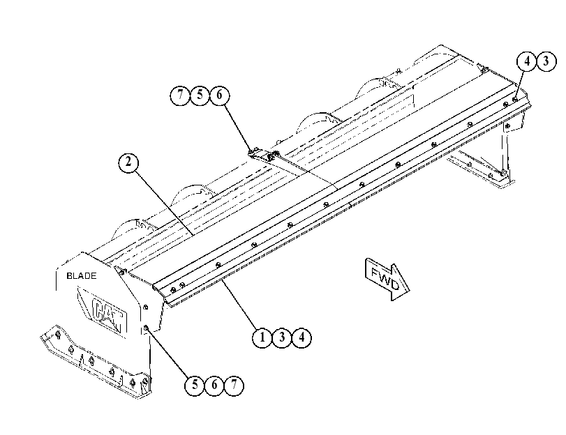 KIT-BLADE DEFLECTOR 4813686 CAT